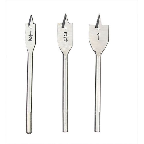 Kit com 3 Brocas Chatas - Western