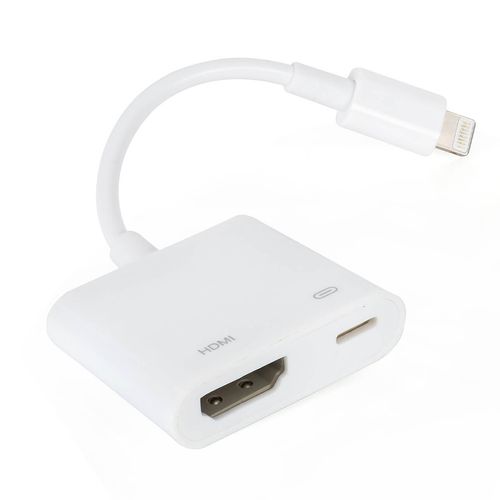 Adaptador de Áudio e Vídeo Lightning Digital para Iphone/Ipad