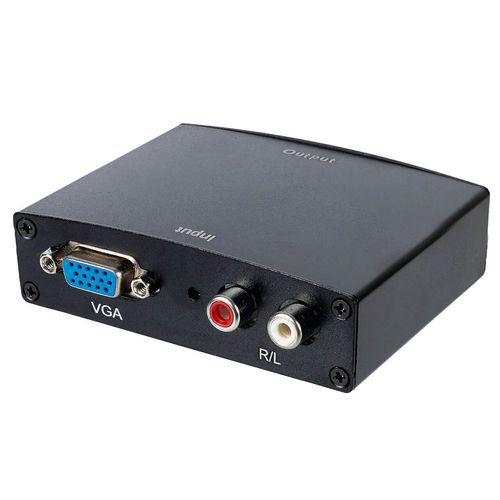 Conversor VGA para HDMI com Áudio RCA