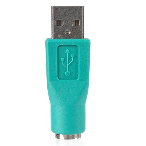 Plug Adaptador USB Macho  para PS2 Fêmea para Mouse e Teclado