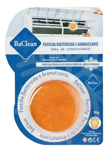 Kit com 10 Pastilhas Bactericida Aromatizante para Ar Condicionado Afrodite