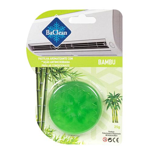 Kit com 10 Pastilhas Bactericida Aromatizante para Ar Condicionado Bambu