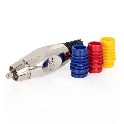 Plug RCA Niquelado injetado - Santo Ângelo