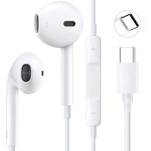 Fone de Ouvido Estéreo com Fio USB-C com Microfone