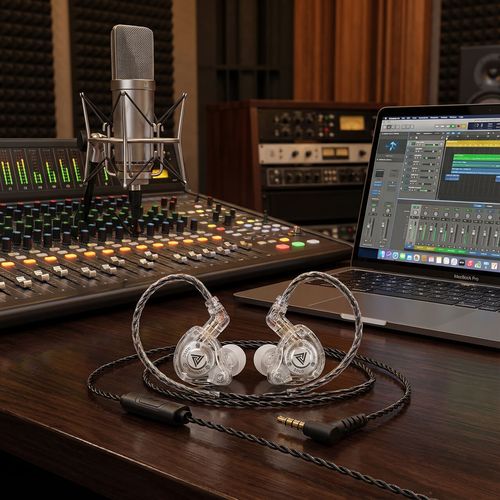 Fone de Ouvido Enzo Pro com Microfone QKZ