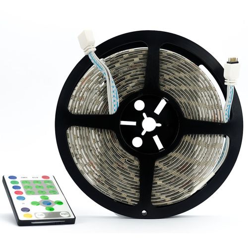 Fitas LED Auto Adesivas SMD-5050 RGB 60/m - com 5 metros