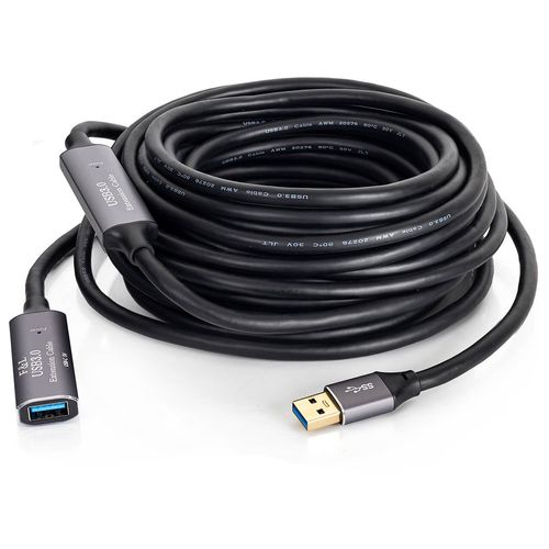 Kit 10 Extensores USB 3.0 Fibra Óptica 5 metros