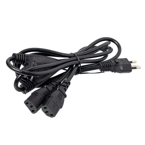 KIT com 5 Cabos Y de Força, Tripolar 10A com 3 metros