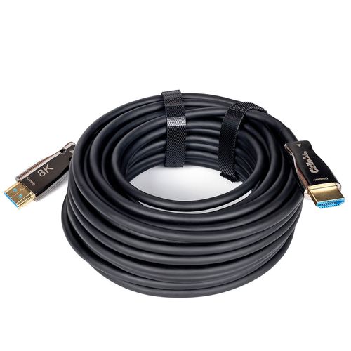 Kit com 5 Cabo HDMI 2.1 8K Fibra Óptica 90 metros