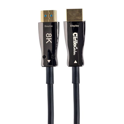 Kit com 10 Cabo HDMI 2.1 8K Fibra Óptica - 10 Metros