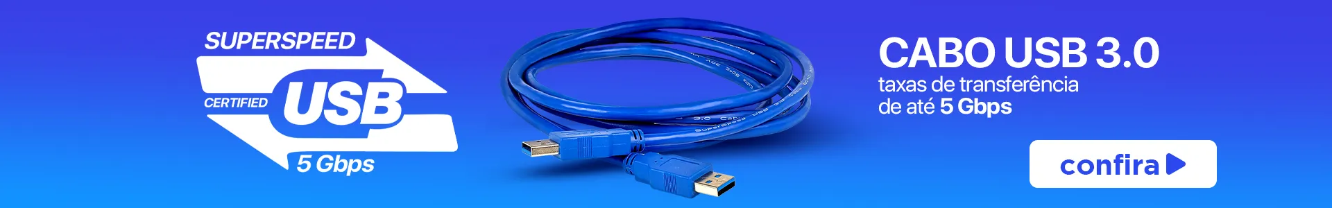 Cabo USB 5Gbps